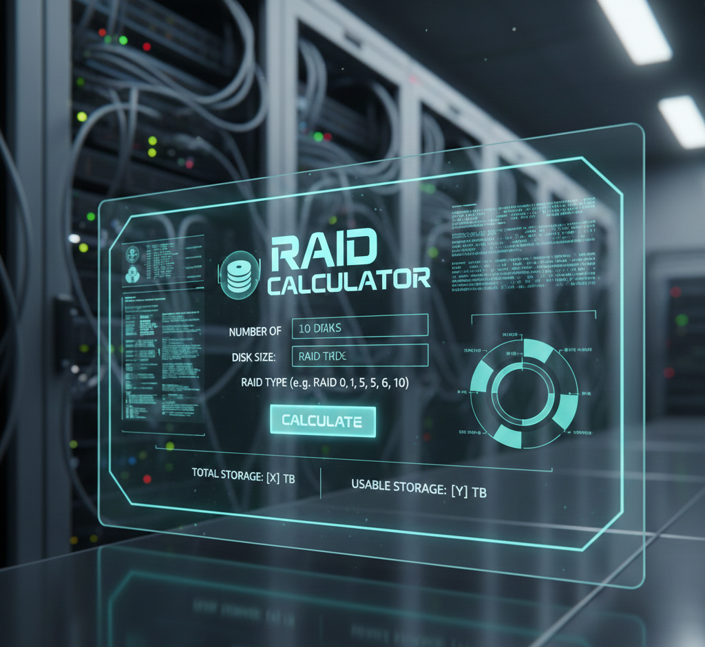 RAID Calculator - Calculate Capacity Speed and Fault Tolerance